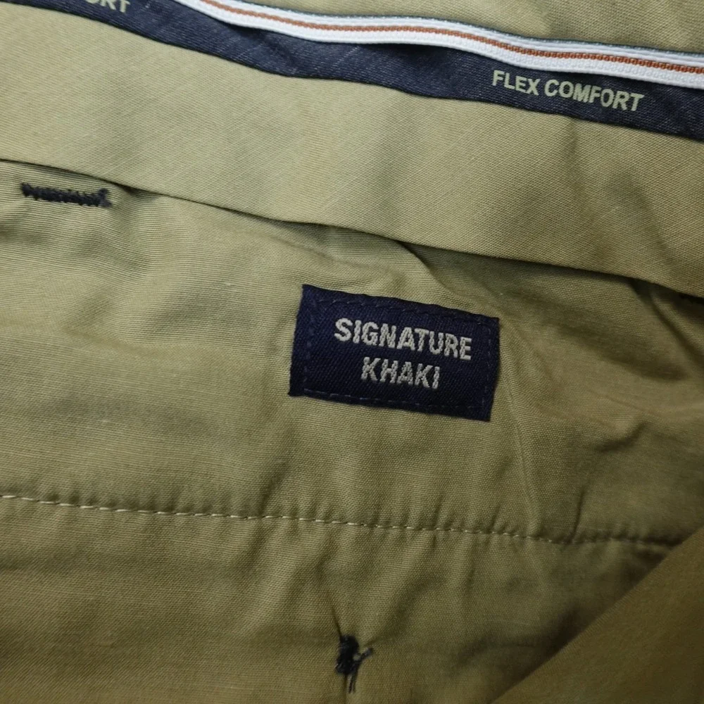 NEW Dockers Pants Mens 29X32 Navy Blue Khaki Slim Fit Chino Trouser Stretch Work